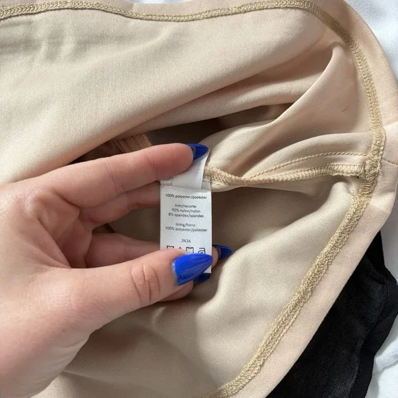 NWT Michael Costello X Revolve Mini Dress Womens XS Black Pink Fairy Whimsigoth - Picture 7 of 10